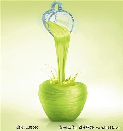 图片:苹果果汁创意广告设计分层素材